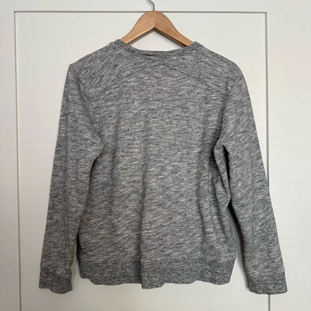Michael Stars Sweatshirt Womens Size M Gray Front Pocket Pullover Casual Comfort - Picture 6 of 13